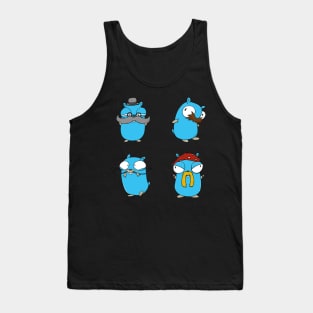 Mustached Gophers Pack Tank Top